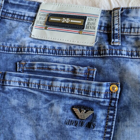 H&Q Fashion Denim Men's Shorts Waist 36 - Picture 4 of 12